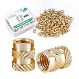 [33844] Mintion M3 x 5,7 mm x 4,6 mm kierreinsertti - 100 kpl