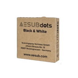 [AESD2030BW-10] AESUBdots Black & White 6mm